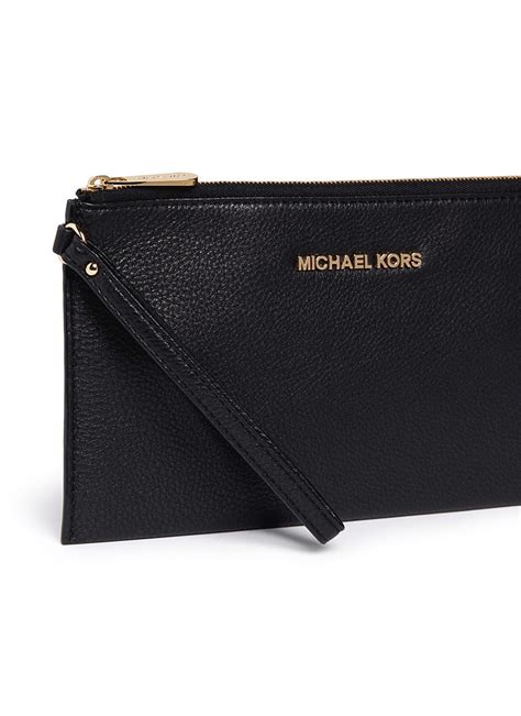 michael michael kors bedford large zip clutch|MICHAEL Michael Kors Bedford Large Zip Clutch .